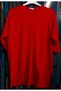 Red Oversized Capri Sleeve T-Shirt - 2