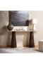 TREVI CONSOLE TABLE MARBLE - BEIGE & BROWN - 2