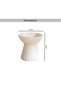 Liadean Terracotta Pillar Candle Holder 15x15x15cm - Off white - 6