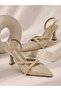 Women's Patent Leather Pointed Toe Thin Heeled Shoes Cross-Strapped Open Back Evening Dress Stilettos