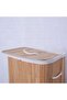 Gervase Foldable Bamboo Laundry Hamper 42X32X60CM-Natural - 4