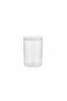 3-Piece Clear Plastic Storage Jar Set - 750 ml - 8.5 × 14 cm - 2