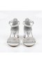 Children's Evening Dress Shoes with Stones, Transparent Heels, Glittery Wedding, Holiday, Graduation Shoes - 3