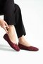 Floria Dantel Women's Flat Babet Lace Woven Floral Patterned Elegant Casual Shoes |   Cream - White - Bor - 5