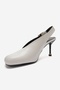 Flaris White Skin Women's Heeled Shoes - 6