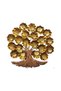 Vintage Handcrafted Iron Tree Wall Art with LED Lights Rustic Finish for Home (W:30''H:30''D:3'') - 2