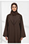 Elegant Brown Abaya - A Timeless Classic-849 - 2
