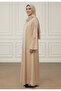 Elegant Bow-Embellished Minimalist Abaya-886
