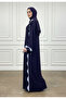 Modern Scalloped Abaya-882 - 3