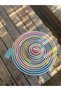 Colorful Striped Wide Brim Summer Straw Hat