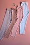 Girl Child |   4-Piece Cotton Long Ankle-Length Breathable Natural Fabric Children's Tights-Shorts - 3