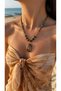 Natural Stone Agate and Onyx Stone Traces of Life Design Women's Necklace - 3