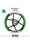 Cfmoto 250sr wide wheel rim decal sticker model 16-piece set - high quality