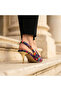 Luzzi Flower Detailed Genuine Leather Low Heel Shoes - 7