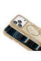 iPhone 17 Pro Case Non-Spill Glitter Silicone Magsafe Camera Raised Omsy - 4