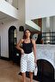 Halter Neck Blouse with Accessories