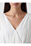 Esvab • Modern & Distinctive V-Shaped Double-Breasted Layered Dress - 4