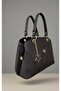 Mother / Women's Quilted Patterned Hand and Shoulder Bag - 3 Compartments, Stylish Daily Bag with Long Strap - 2