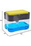 Soap Pump Dispenser & Sponge Caddy – Kitchen Sink Soap Dispenser with Sponge Holder, Countertop Dishwashing Organizer - 2