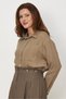 Shirt Collar Muslin Tunic 46739 - 3