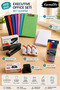 Office Series Executive Office Set |   Turquoise A4 Secretary, 50 Sheets of A4 Paper, Stapler, Hole Punch, 8 Color Pens and 3 Packs of Staple Wire - 2
