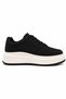 Women's White-Black Thick Sole Sneaker Daily Sports Shoes Comfortable Walking Shoes Casual Platform Sneaker Lf-301 - 4