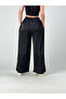 Black Satin Women's Palazzo Trousers Coc3250 - 7