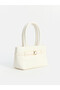 Esvab • Modern & Distinctive Leather-Look Women's Shoulder Bag with Buckle Detail - 3