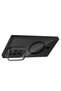 Galaxy S24 Ultra Case with Camera Stand, Magsafe Supported, Transparent Back, Silicone Brsa - 2