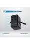 GaN 20W PD Universal Adapter with Retractable Type-C Cable, Simultaneous Charging, Includes Spare Fuse, Built-In Safeguard - Black - 6