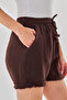 Women's Muslin Shorts 100% Cotton with Pockets - 5