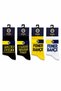 Licensed Fan Socks Unisex 4-Piece Adult Socks 1907 Socks Yellow Navy Blue Daily Socks Sports Socks Fb Gift Socks Canary Totem Socks Fb22850 - 2