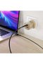 TEZCLARTÉ Quick Wall Charger with Dual Port Fast Charging, Flame Retardant Housing, Transparent Design, PD 30W USB-C Output, QC 20W USB-A Output - Khaki - 4