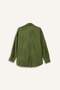 100% Cotton Regular Fit Brode Floral Embroidered Green Beach Shirt H0879Ax26Sm - 8