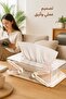 1 Abs Spring Lift Tissue Box Holder Non Slip Base Wide Opening Modern Countertop