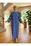 Flared Sleeves, Three-Stripe Accessory Detail, Loose Fit, Dress That Can Be Worn on Casual and Special Occasions. - 3