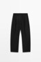 Piliseli barrel fit pantolon - 5