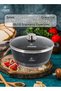 Life Smile 8-Piece Nonstick Granite Cookware Set – Oven-Safe Casseroles with Stainless Steel Rim | Includes 24/28/32 cm Soup Pots with Lids and 28cm Shallow Pot with Lid - 3