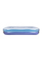 260cm Rectangular Inflatable Family Pool, Easy Setup, Purple - 7