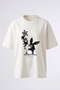 Dangerous Woman_4 Design Printed Oversize White T-Shirt