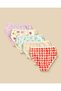 Girls Assorted Printed Briefs (Pack Of 5) - 4