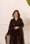 Mul Chanderi Gathered Anarkali Kurta Set for Women | Kurta Pant Dupatta Set | Ethnic Indian Wear | Indian Traditional Wear | Festive & Party Wear - 4