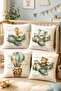 Pilot Animals Patterned 4-Piece Children's and Baby Pillowcase Set