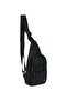 Sling Crossbody Bag Small Shoulder Backpack for Men Waterproof Slim Chest Bags Casual Daypack for Travel and Daily use 12" ( BLACK ) CBP3202 - 4
