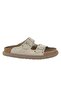 Studded Suede Women's Slippers 215557 Beige - 4