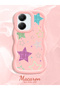 Poco X7 Pro Compatible Case Camera Protector Pink Silicone Couple Phone Case Star Pattern - 2