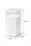 2-Pack 3 Lt Tablet Detergent Storage Container – Bathroom Kitchen Organizer Box Organizer Transparent - 3