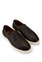 Men's Genuine Leather Brown Loafer Shoes - 2