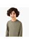 Solid Sweatshirt with Long Sleeves - Set of 3 - 6