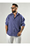 Striped Blue Men's Shirt Coc3273 - 3